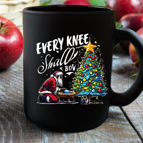Don't Stop Believing Black Glossy Mug